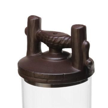 Retro Dragon Backflow Incense Burner Ceramic Decoration Glass Circle