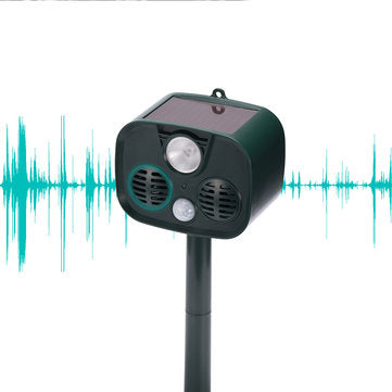 Solar Ultrasonic Repeller bird Outdoor Solar Ultrasonic Pest Animal Repeller PIR Repellent Garden Ca