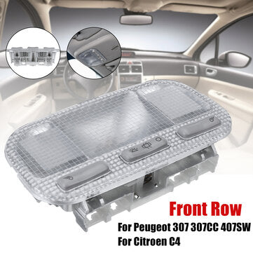 Reading Light Dome Interior Lamp Assembly For Peugeot 307 307CC 407SW Citroen C4 (DIRECTION: FRONT)