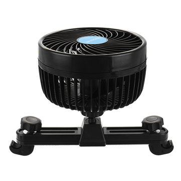 4.5 Inch Car Fan Headrest Rear Seat Cooling Cooler Vehicle 360 Degree Rotatable Stepless
