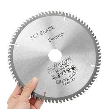 TCT 210mm 80T Circular Saw Blade 30mm Bore HSS Cutting Disc