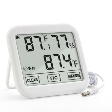 OW-E36 New Large-screen Touch Screen Temperature and Humidity Meter Indoor Electronic Thermometer Hy