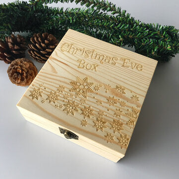 Wooden Christmas Eve Gift Box Decoration Box Toys (NO.: 03#)