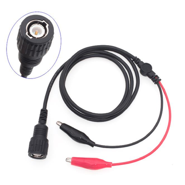 Y101D 1Pcs 1.1 M 50  European Standard Insulated BNC To Crocodile Clamp Test Cable  Alligator Clip