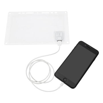 Ultra-thin 5V 10W 1.2A Monocrystalline Portable USB Solar Charging Board Solar Panel For Outdoor Mob