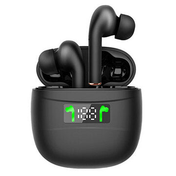 Bakeey J3 PRO TWS Touch Control bluetooth 5.2 Earphone LED Display Binaural Call N... (COLOR: BLACK)
