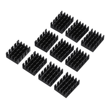 10Pcs 19x14x7mm Heat Sink Chip Special Radiator Aluminum Heat Conduction