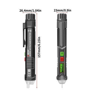 ANENG VC1010+ Digital Voltage Detector Meter Intelligent Non-contact Pen Alarm AC Test Pen Sensor Te