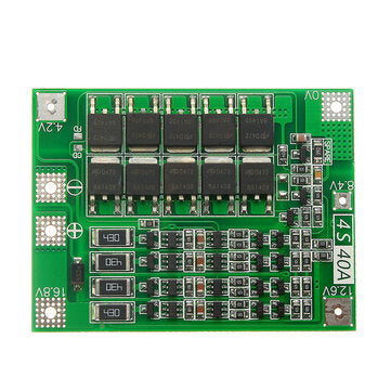 4S 40A Li-ion Lithium Battery 18650 Charger PCB BMS Protection Board with Balance For Drill Motor 14