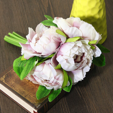 Simulation Peony Artificial Colorful Flower Gerbera Wedding Party Home Cafe... (COLOR.: LIGHTPURPLE)