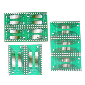 35Pcs 7 Values Each 5 PCB Board Kit SMD Turn To DIP SOP MSOP SSOP TSSOP SOT23