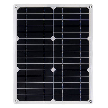 40W 18V Mono Solar Panel Dual 12V/5V DC USB Monocrystaline Flexible Solar Charger For Car RV Boat Ba