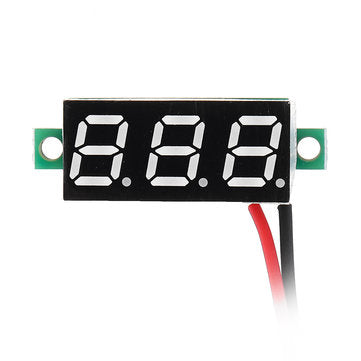 3Pcs Geekcreit Green 0.28 Inch 2.6V-30V Mini Digital Volt Meter Voltage Tester Voltmeter