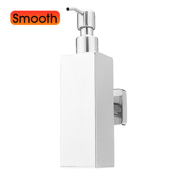 Stainless Steel Hand Soap Dispenser Liquid Bottle Holder Wall Mounted Bathroom Storage (SIZE: #1)