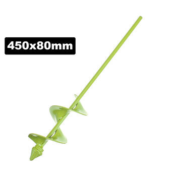 8x22/45cm Garden Auger Earth Planter Drill Post Hole Digger Earth Planting Drill for... (SIZE: 45CM)