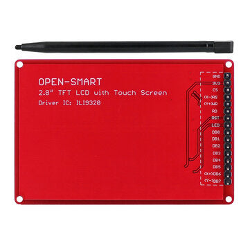 OPEN-SMART 2.8 inch TFT LCD Display Shield Touch Screen Module with Touch Pen for UNO R3/Nano/Mega25