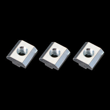 Machifit 20pcs M8 Zinc Plate Coated T Sliding Nut for 4040 Series Alumunium Profiles