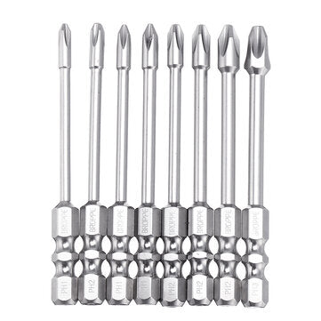 BROPPE 10Pcs 75mm Length Impact Phillips Screwdriver Bit High Torque Cr... (DIAMETER: 6MM | TYPE: 2)