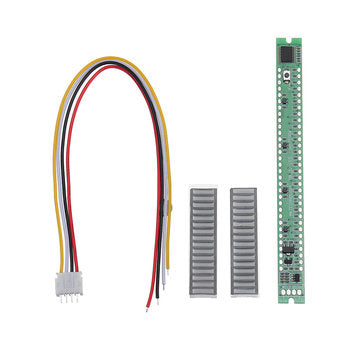 DIY 32 LED Music Electrical Level Indicator VU Meter Audio Level Meter Kit For Amplifier Board Adjus
