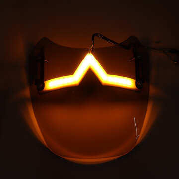 Universal LED Front Fairing Windshield Motorcycle Windscreen Fitting 5"-7" Round Headlight