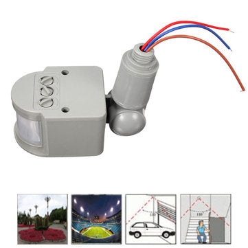 Smart Sensor Infrared PIR Motion 110V-240V 12M Sensor Detector Wall Light Swi... (MODEL: AC110-240V)