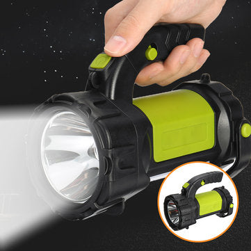 1000M 200W 2000LM 8000mAh LED COB Work Light Torch Candle 360 Rotation USB Charging Power Display