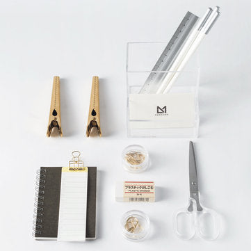 A&MAISON Delicate Desktop Storage Case Clear Acrylic Gadget DIY Crafts Parts Organzier Box