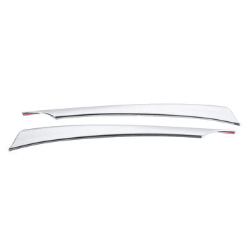 Chrome Front Mesh Grille Head Bumper Cover Trim Fit for 2015-2017 NISSAN VERSA LATIO