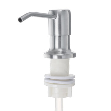 Soap Dispenser for Kitchen Sink & Extension Tube Kit Tube Chrome Liquid Soap Pump Head  For Bathroom