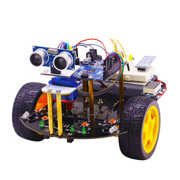 Yahboom 2WD Multi-functional Smartduino Starter Kit Smart Robot 2in1 for  Uno R3 Compatible Scratch3