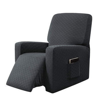 Waterproof Recliner Stretch Sofa Cover All-inclusive Non-slip Elastic Sofa Couc... (COLOR: DARKGREY)