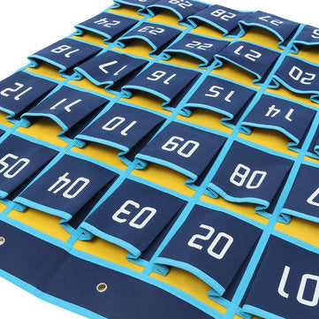 Classroom Hanging Organizer 30 Pockets Cell Phones Storage Bag Business Cards Wall-mount Bag