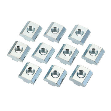 Machifit 20pcs M8 Zinc Plate Coated T Sliding Nut for 4040 Series Alumunium Profiles