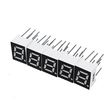 5Pcs 2181BS 0.28 inch LED Digital Tube One-digit Common Anode Bright Red Light