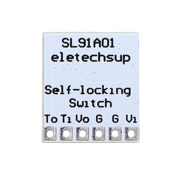 SL91A01 DC 2-18V 2A Self-locking Electronic Switch Bistable Board Button Trigger LED Relay Key Solen