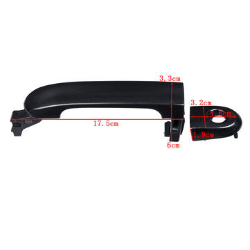 Front Outside Exterior Outer Door Handles Left Driver For Nissan Versa 2007-2012