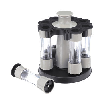 MEIGAR 8 Bottles Spice Storage Rack Stand Holder Home Kitchen Organizer Shelf