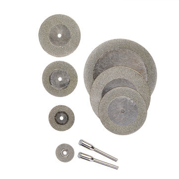 7 Pcs Diamond Grinding Slice Dremel Cutting Discs for Rotary tools