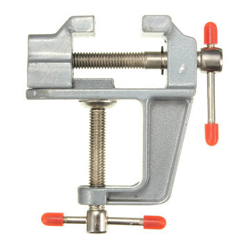Aluminum Miniature Small Clamp On Table Bench Vise Tool