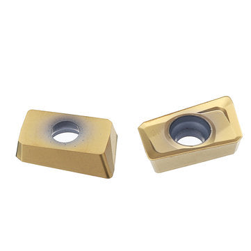 Drillpro 10pcs APMT1604PDER-PM-GP Carbide Insert Face Mill Cutter Turning Tool Finish Machining Carb