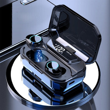 Mini TWS bluetooth 5.0 Wireless Earbuds CVC8.0 Noise Canceling Touch Control IPX7 Waterproof Earphon