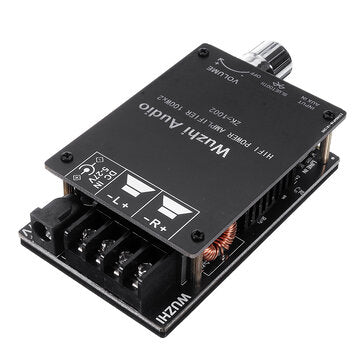 1002 HIFI 2x100W TPA3116 AUX+ bluetooth 5.0 HIFI High Power Digital Amplifier Stereo Board AMP Ampli