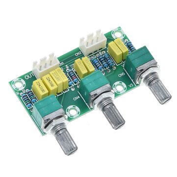 XH-M802 Passive Tone Board Amplifier Preamp Power Module Low High Sound Adjustment Electronic PCB Bo