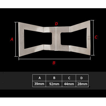 Z Type Dovetail Gauge Scribe Line Planner Woodworking Templates Drawing Line Tool