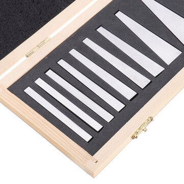 Machifit 12pcs Precision Angle Block Set 1/4 to 30 Degree Lathe Gauge Milling Machinist Lathe Tools