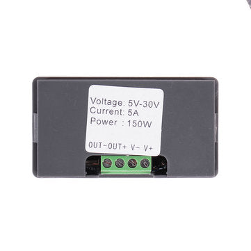 ZK-MG 5-30V 12V24V 5A High Power PWM DC Motor Speed Controller Digital Display Encoder Duty Cycle Ra