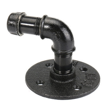 Retro Industrial Iron Pipe Wall Hang Wall Shelf Support Towel Hanging Hanger