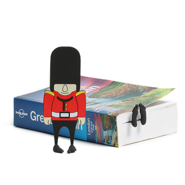 Creative Bookmark England Soldier Bigfoot Bookmark Stationery Cartoon Student Supplies