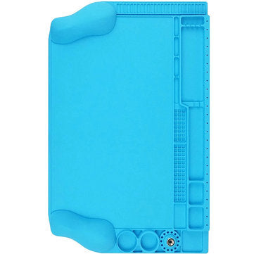 SS-004H 45x30cm 3D Wrist Protection Phone Maintenance Mat Ergonomic Silicone Desk Mat High Temperatu