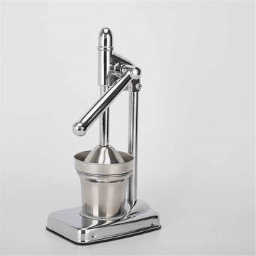 Hand Press Orange Fruit Citrus Juicer Extractor Lemon Squeezer Kitchen Tool (COLOR.: SILVER)
